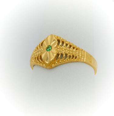 10K Women Gold Ring with Stone Anillo de Mujer con Piedra de Oro 10k - Acosta´s jewelry